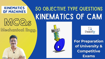 MCQ#01: Important MCQs on Kinematics of CAM | Kinematics of Machines | Objective Type Q&A |