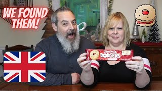 AMERICANS TRY JAMMIE DODGERS | UK SNACK REVIEW