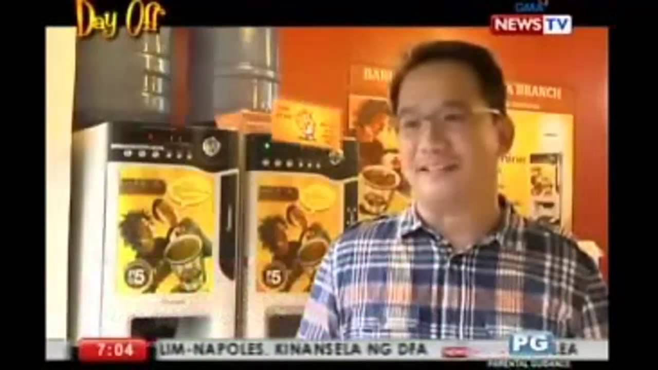 GMA TV Day Off with Coffee vending Machine/Coffee Vendo Machine Barista