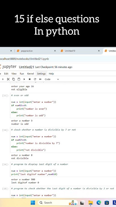 15 If Else Questions In Python #shorts #python - YouTube