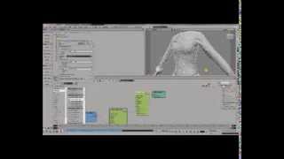 Bodice and Skirt in Softimage.