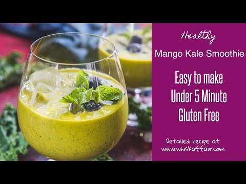 mango-kale-smoothie-recipe-(healthy-breakfast-recipe)