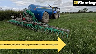 Shropshire farmer Richard Breeze reviews his Fleming Agri ST2500 Tanker with with 9.2m Trailing Shoe