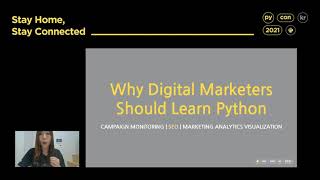 Why Digital Marketers Should Learn Python. 김지원 - PyCon Korea 2021