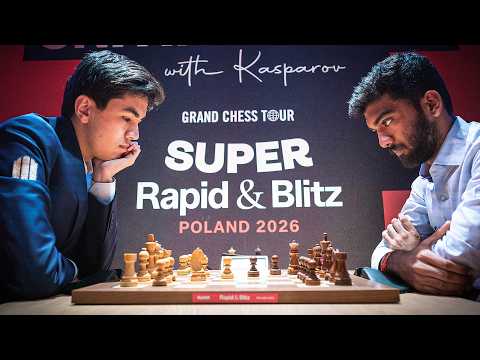 Chess video — World Champion vs Challenger || Gukesh vs Sindarov || Super Rapid & Blitz Poland 2026