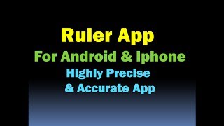 Ruler App for Android & Iphone (Highly Precise and Accurate App) [HD] screenshot 4