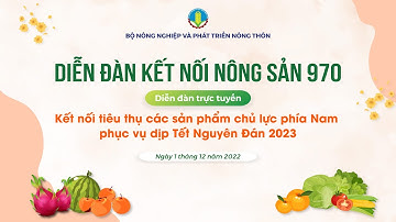 TRỰC TIẾP: DIỄN ĐÀN KẾT NỐI TIÊU THỤ CÁC SẢN PHẨM CHỦ LỰC PHÍA NAM PHỤC VỤ DỊP TẾT NGUYÊN ĐÁN 2023