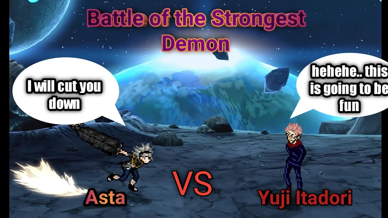Yuji Itadori VS Asta in Jump Force Mugen