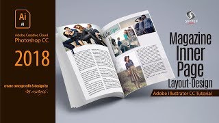 Magazine Layout Design in Illustrator CC | Sketch Station