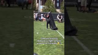 Colorado Playing Nebraskas Fight Song At Practice