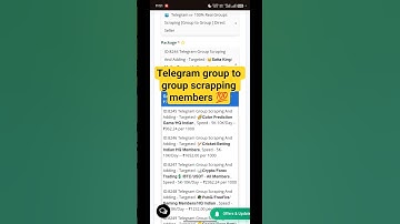 How to scrape telegram members #telegrammembers #smmpanel