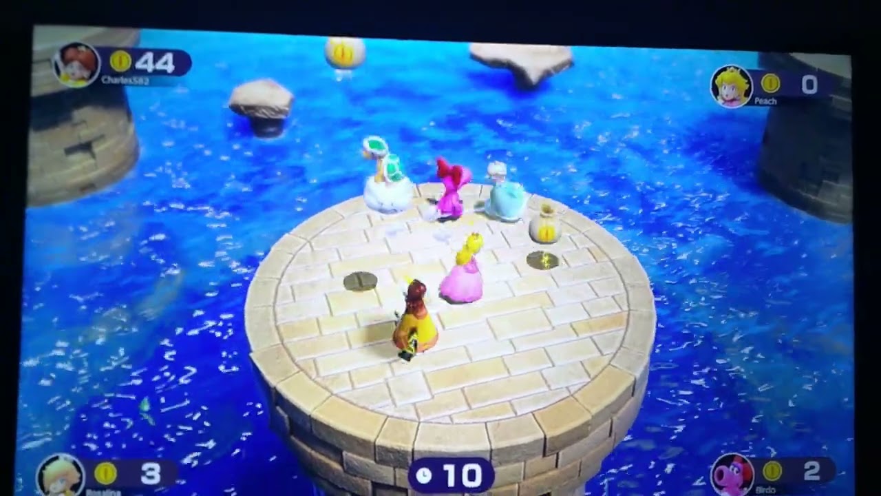 Mario Party Superstars Hammer Drop Gameplay (Coin Minigame) [Full HD