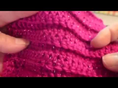 Crochet Tutorial: Back Loop Double Crochet BE SQUARE - YouTube