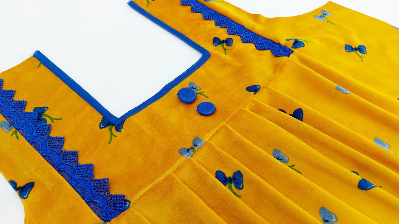 خياطة صدر مربع ابو كسرات بدانتيل