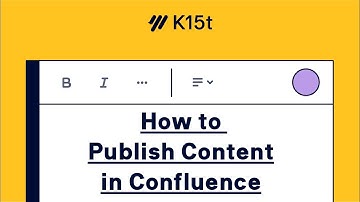 How to Publish a Page in Confluence – Confluence Tutorial