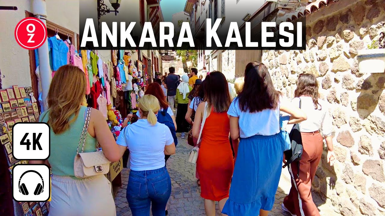 Ankara, Turkije | KALESI | Stadswandeling 4K