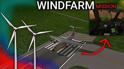 Windfarm Mission In Turboprop Flight Simulator