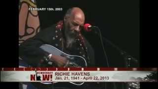 Richie Havens Performs &quot;Freedom&quot; at 2003 Worldwide Protest Against the Iraq War