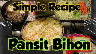 Showing how to cook simple Pansit Bihon si Inday/Vangie Vlog & etc movies