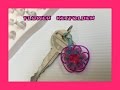 ファンルーム 簡単 フラワー キーホルダー fun loom flour keyholder