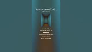 Où es-tu, ma chère? Parles-tu aux murs? Ne sont-ils pas bavards? Les murs restent-ils silencieux ? 3