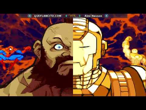 FLANCITO VS ALEX-NAVSON!! ME ENFRENTÉ A UN SPIDERMAN MUY LOCO EN MARVEL VS CAPCOM!!