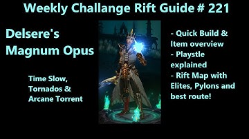 Diablo 3: Challenge Rift #221 - Quick & Easy Guide - Maps & Everything you need for a quick time!!
