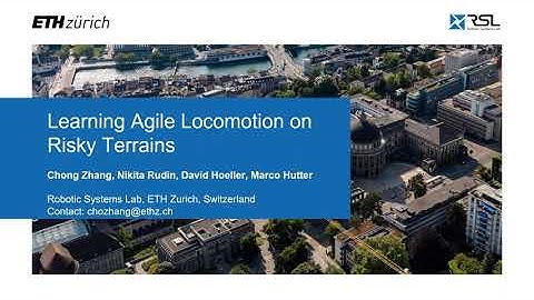 video attachment for work, Learning Agile Locomotion on Risky Terrains