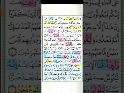 تثبيت وتربيط سورة هود من اية ١ حتى ايه ٢٤