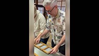 How to make washi paper with ARNE &amp; CARLOS in Japan. #arneandcarlos #crafts