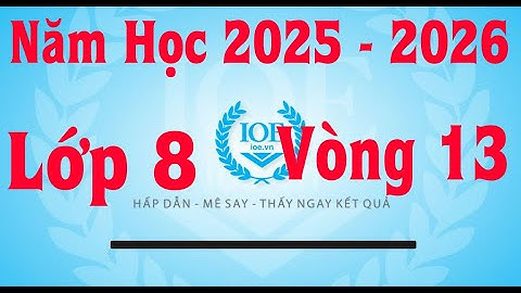 Đáp Án IOE Lớp 8 Vòng 13 Năm Học 2025-2026