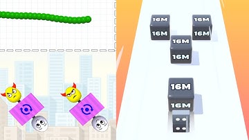 Draw To Smash Vs  Jelly Run 2048| All Levels| Android Ios Game