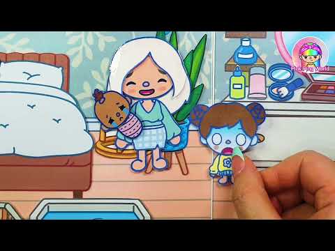 Toca life story - Mom can't sleep Full story - Paperdoll diy - Toca boca