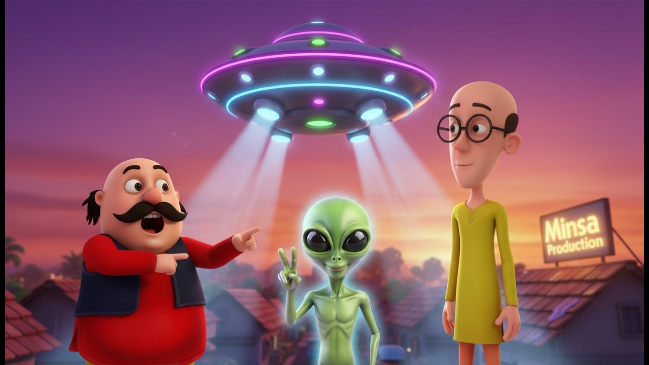 Motu Patlu aur Cute Alien ki Dosti ne Bachaya Pura Gaon