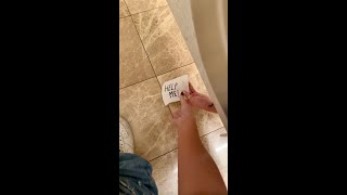 Woman saves stranger in Vegas Bathroom