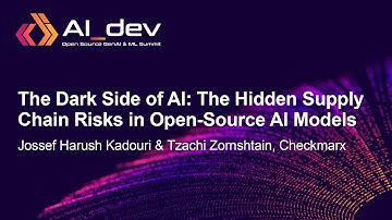 The Dark Side of AI: The Hidden Supply Chain Risks in Open... - Jossef Kadouri & Tzachi Zornshtain