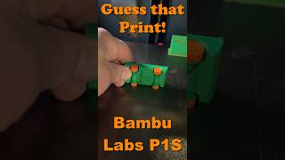 Print in Place Tinkercad Car Multi Color Bambu P1S print It Rolls! #3dprint #timelapse