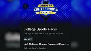 SiriusXM 2024 NCAA Lacrosse Championship Preview & Predictions