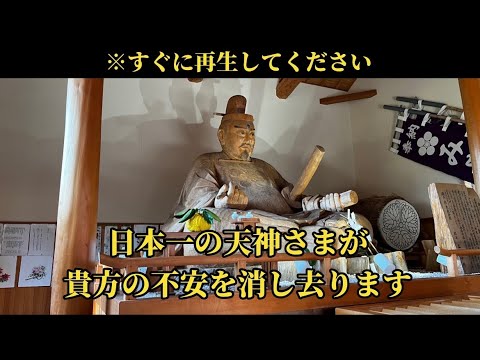 【見逃し厳禁】日本一の天神さまが貴方の不安を消し去ります🌈✨【海山道天神菅原社】