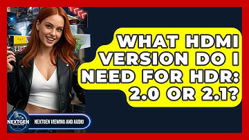 What HDMI Version Do I Need For HDR: 2.0 Or 2.1? - NextGen Viewing and Audio