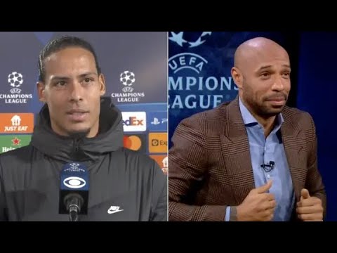 Virgil Van Dijk Says Thierry Henry Ignored His Texts Before The Arsenal Legend Hilariously Responds​