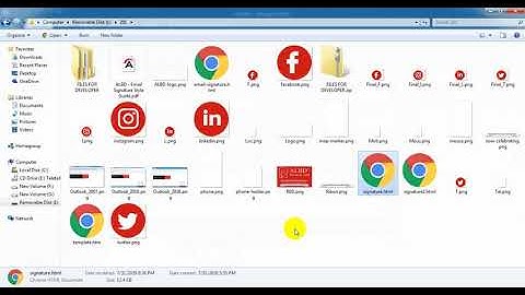 How to Install HTML email signature on Outlook 2016