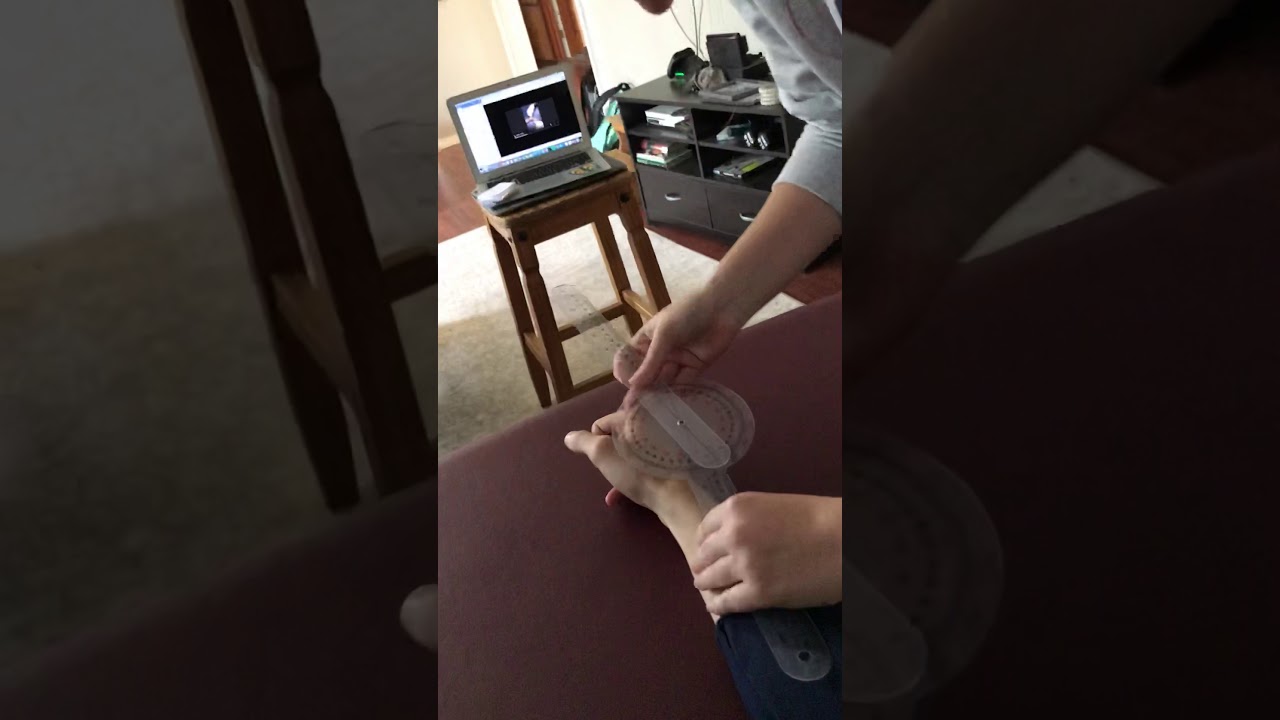 Measuring wrist flexion & extension with goniometer YouTube