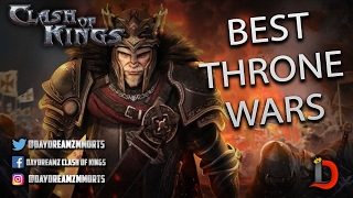 THE BEST THRONE WARS IN ALL OF CLASH OF KINGS