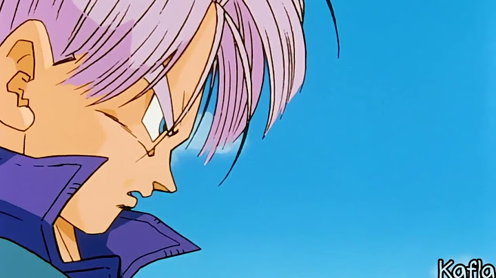 Trunks avvisa Goku dell'arrivo degli androidi (ITA)