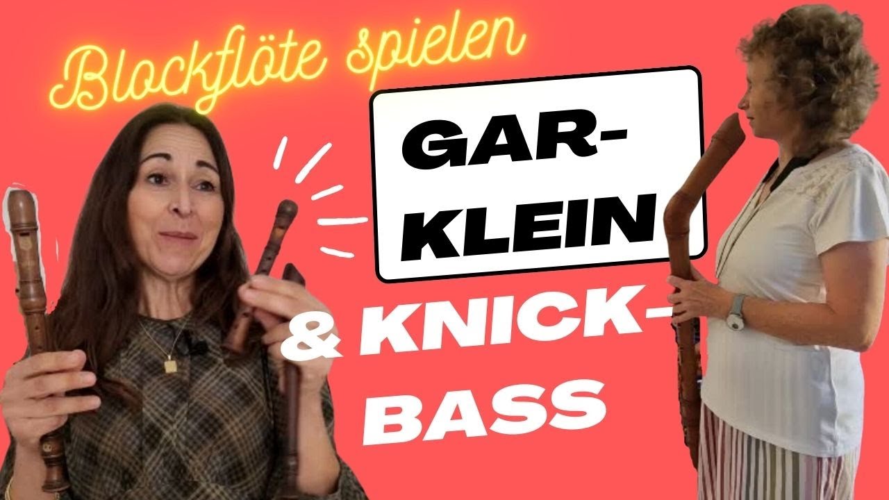 Die kleinste Blockflöte! Und ein Bass mit Knick | # ...