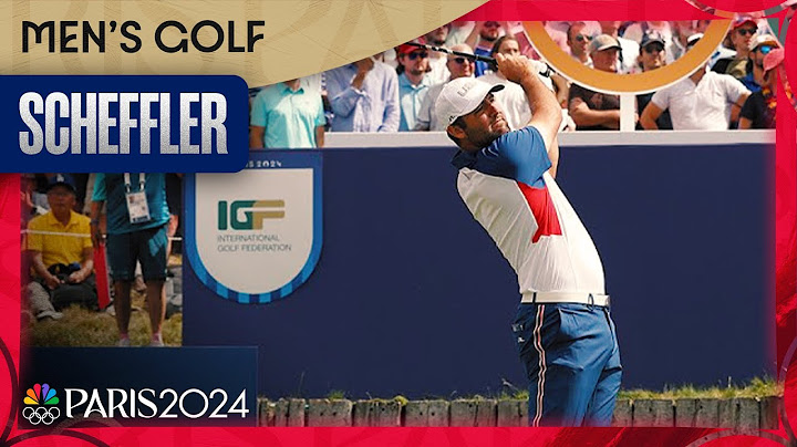 Scottie Scheffler GOES OFF in final round to snatch gold medal | Paris Olympics | NBC Sports