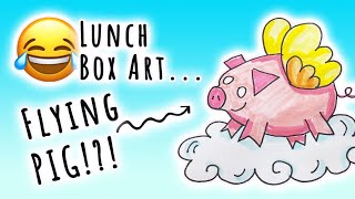 CUTE DRAWINGS Great for lunchboxes Watch me create quick COPIC illustrations LUNCH BOX ART