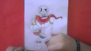 Dibujando a Papyrus / Undertale