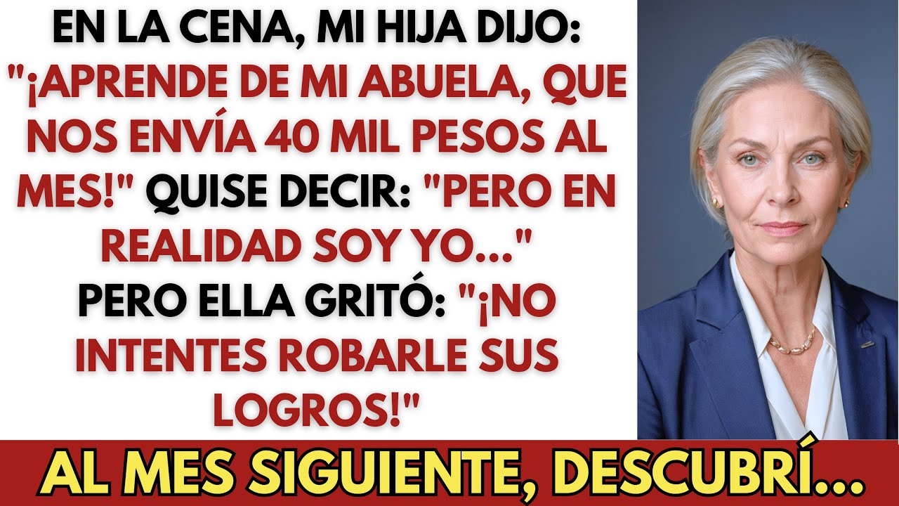 Mi hija siempre prefirió la opinión de mi suegra y me culpaba, así que decidí...